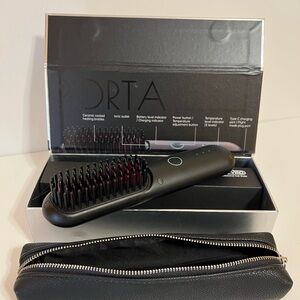 Porta cordless chargeable Travel straightening brush